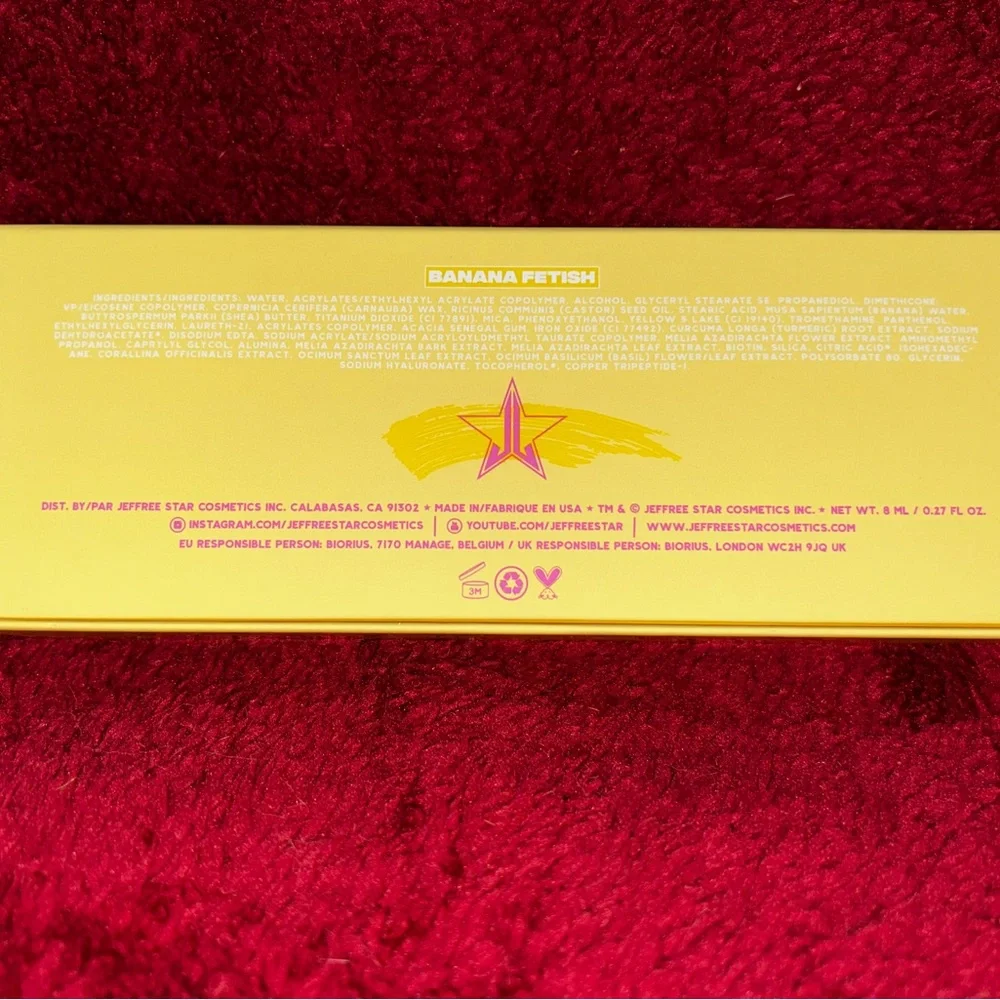 Jeffree Star Banana Fetish F🌟ck Proof Mascara - Yellow